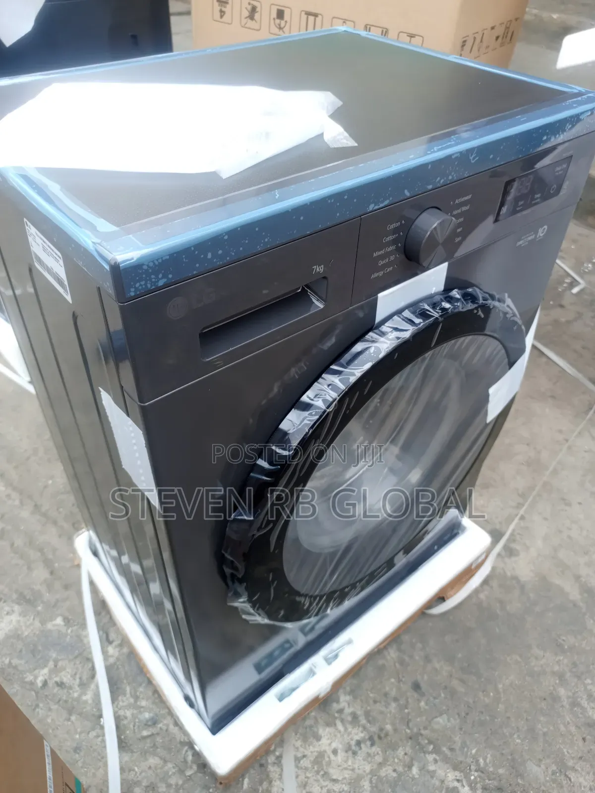 Lg 7kg Automatic Front Load Washing Machine – Silver | Wm2y1hyp6j