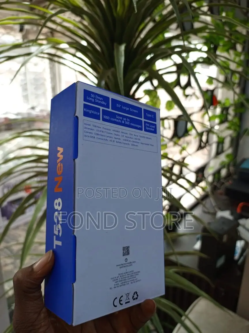 New Tecno T528 Black