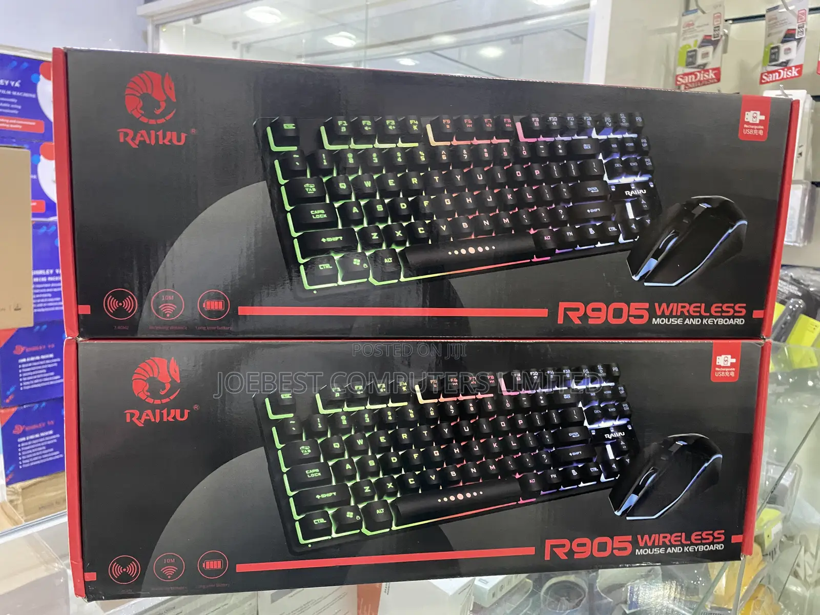 Raiku R905 Gaming Wireless Keyboard and Mouse