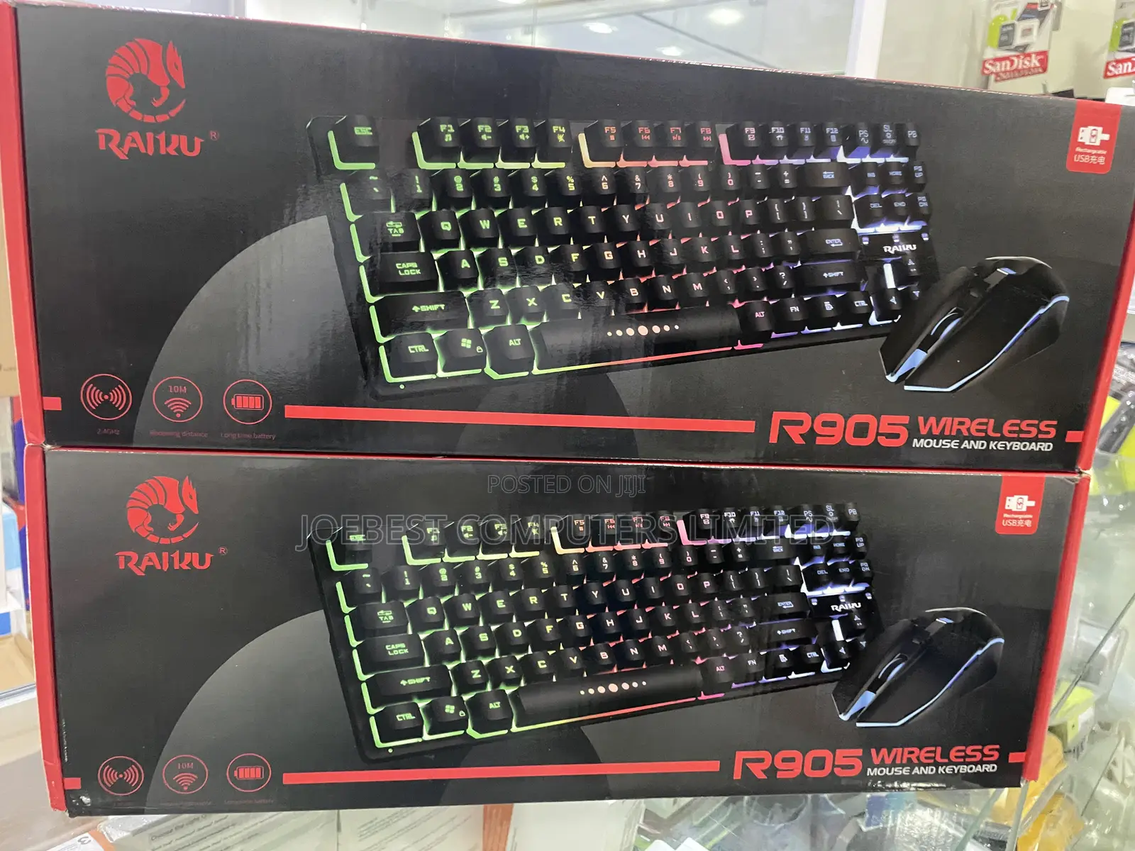 Raiku R905 Gaming Wireless Keyboard and Mouse