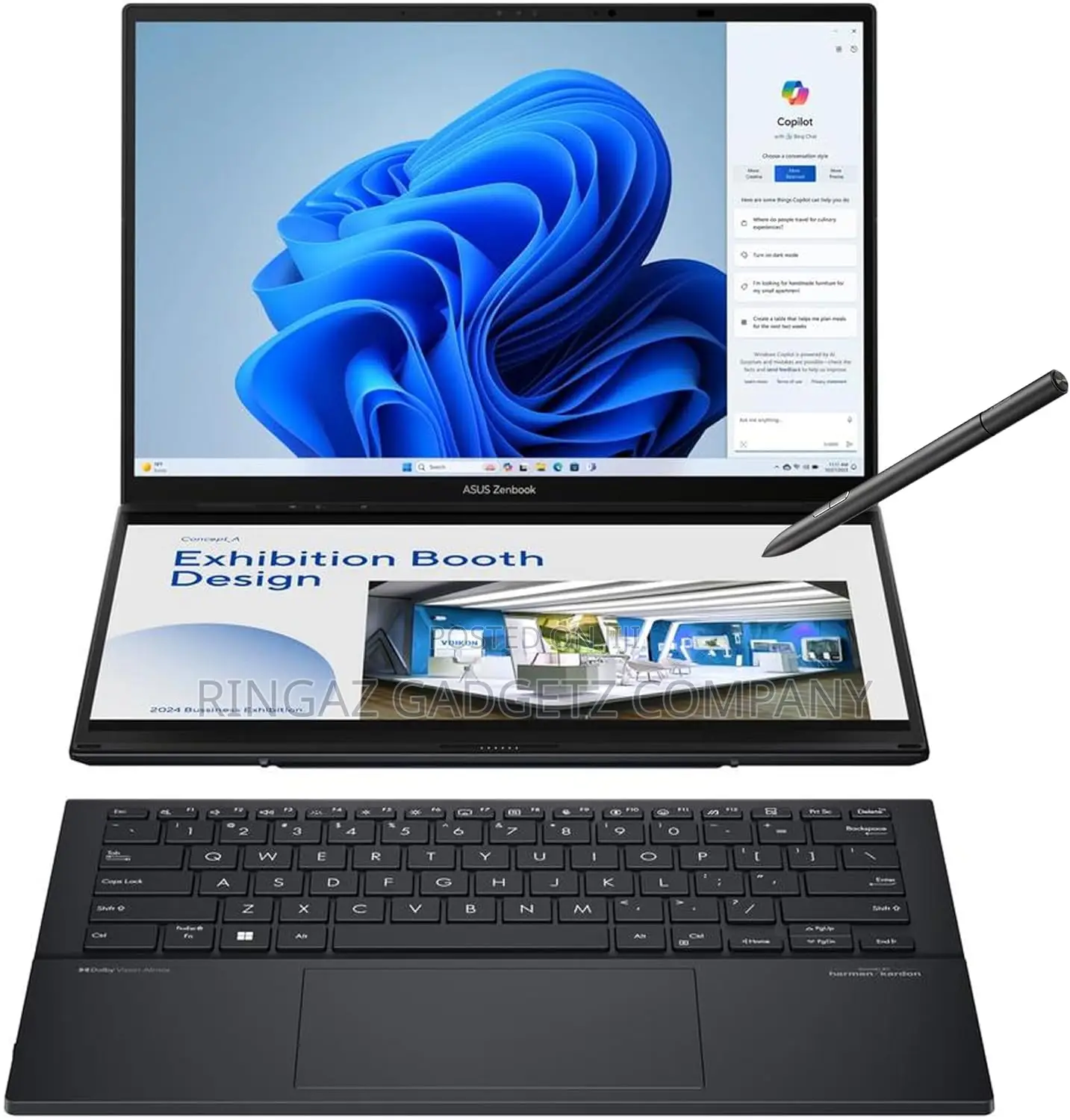 New Laptop Asus Zenbook Duo 14 32GB Intel Core Ultra 9 SSD 2T