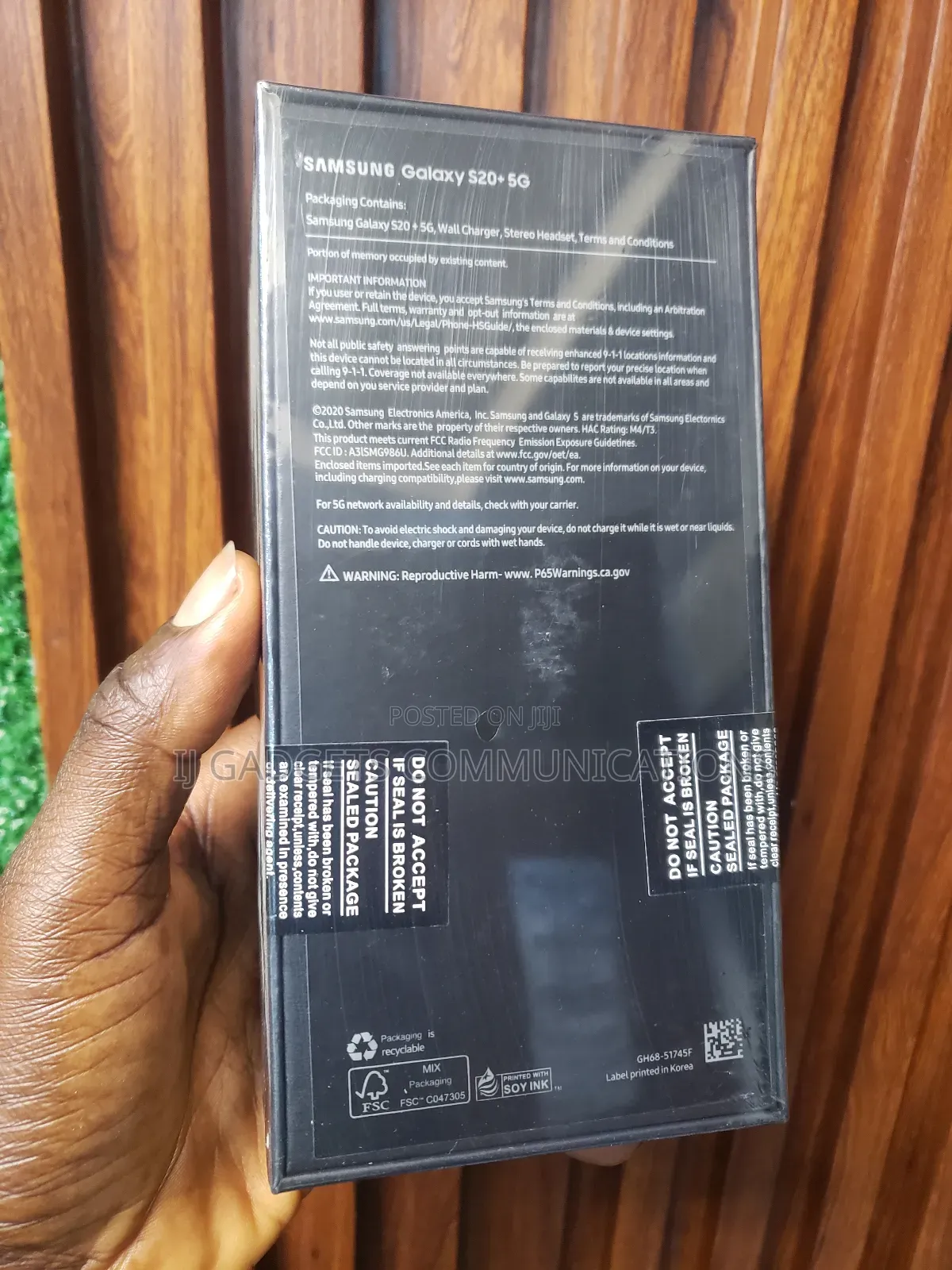 New Samsung Galaxy S20+ 5G 256 GB Gray
