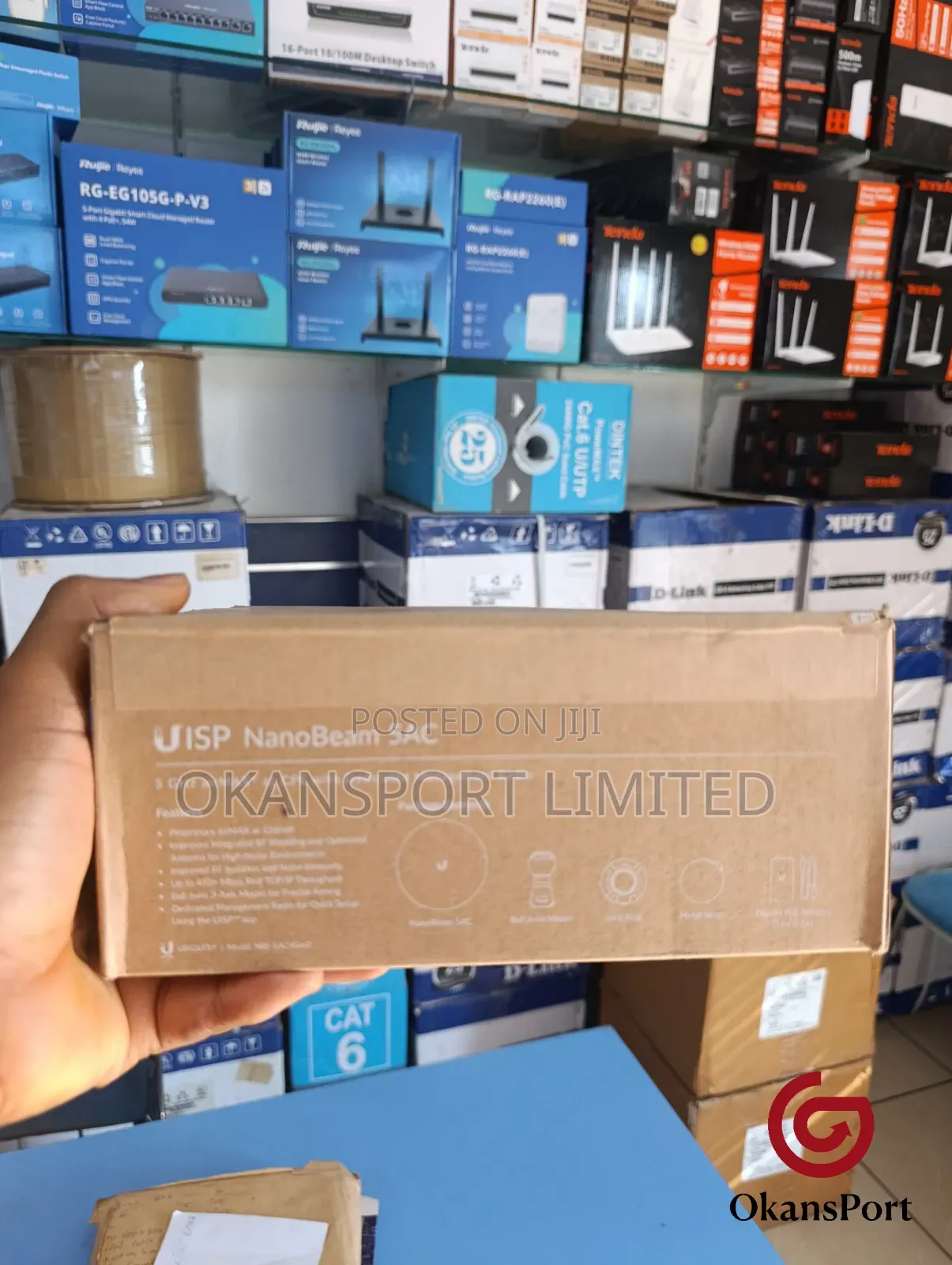 Ubiquiti Nanobeam 5ac Gen2 Airmax Cpe PTP Wireless Bridge