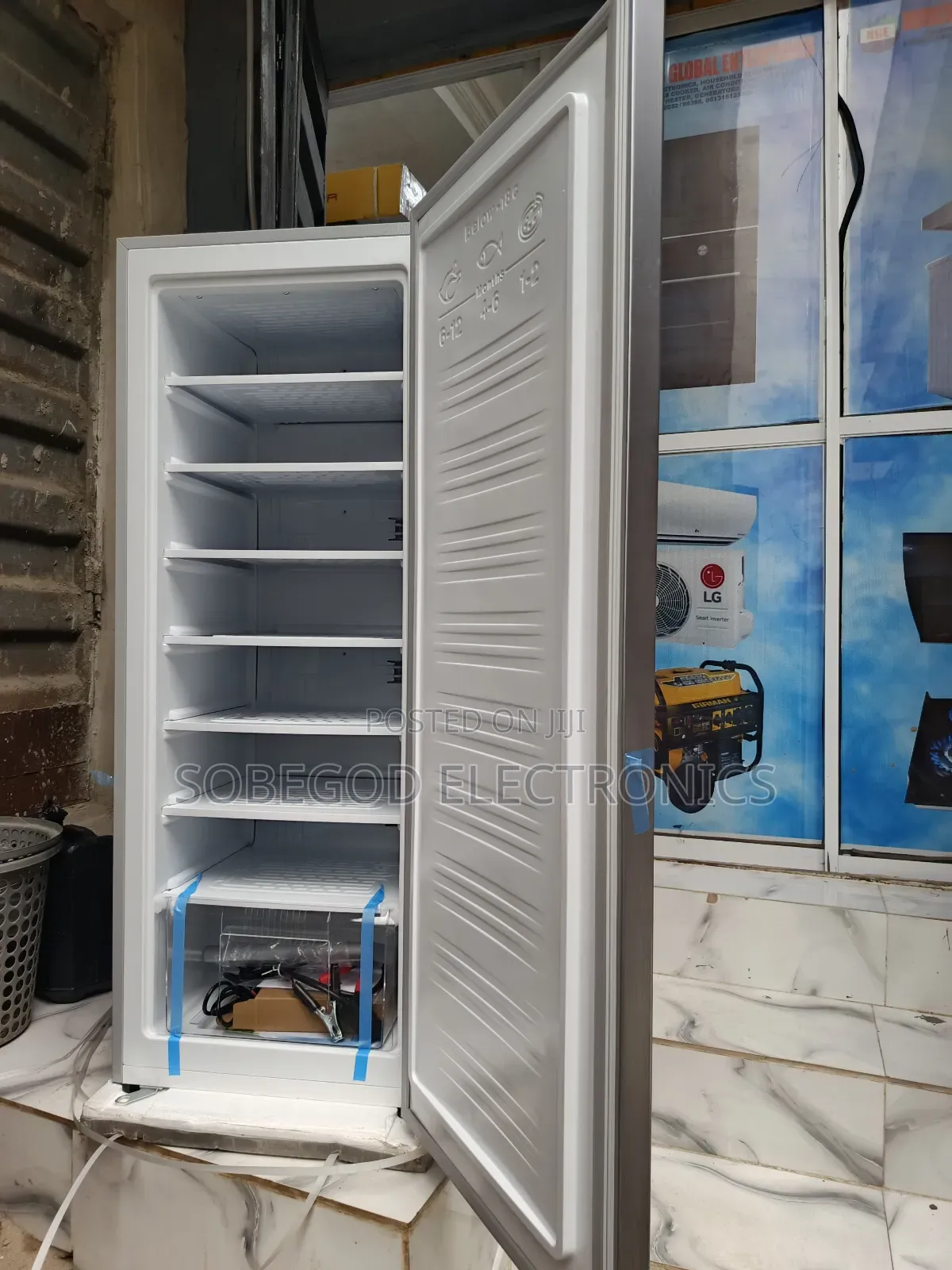 Yohako Upright Solar Ice Maker Freezer