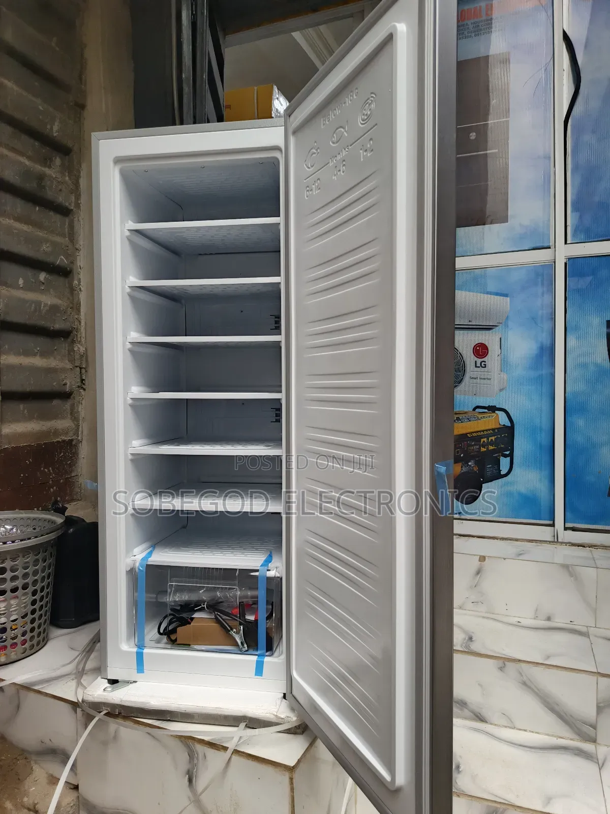 Yohako Upright Solar Ice Maker Freezer