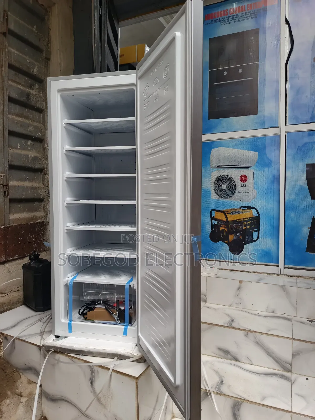 Yohako Upright Solar Ice Maker Freezer