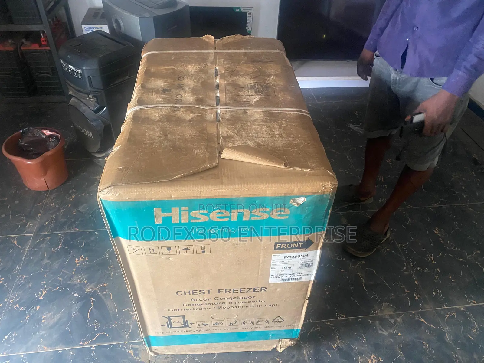 189 Liters Brand New Hisense Freezer For Sale