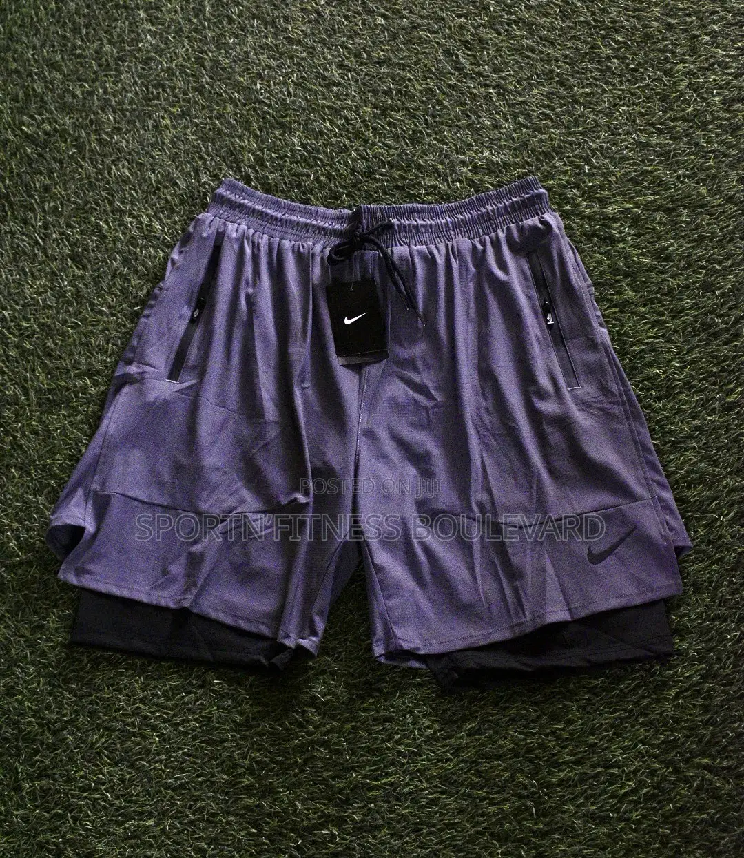Adidas Gym Shorts With Inner Tights