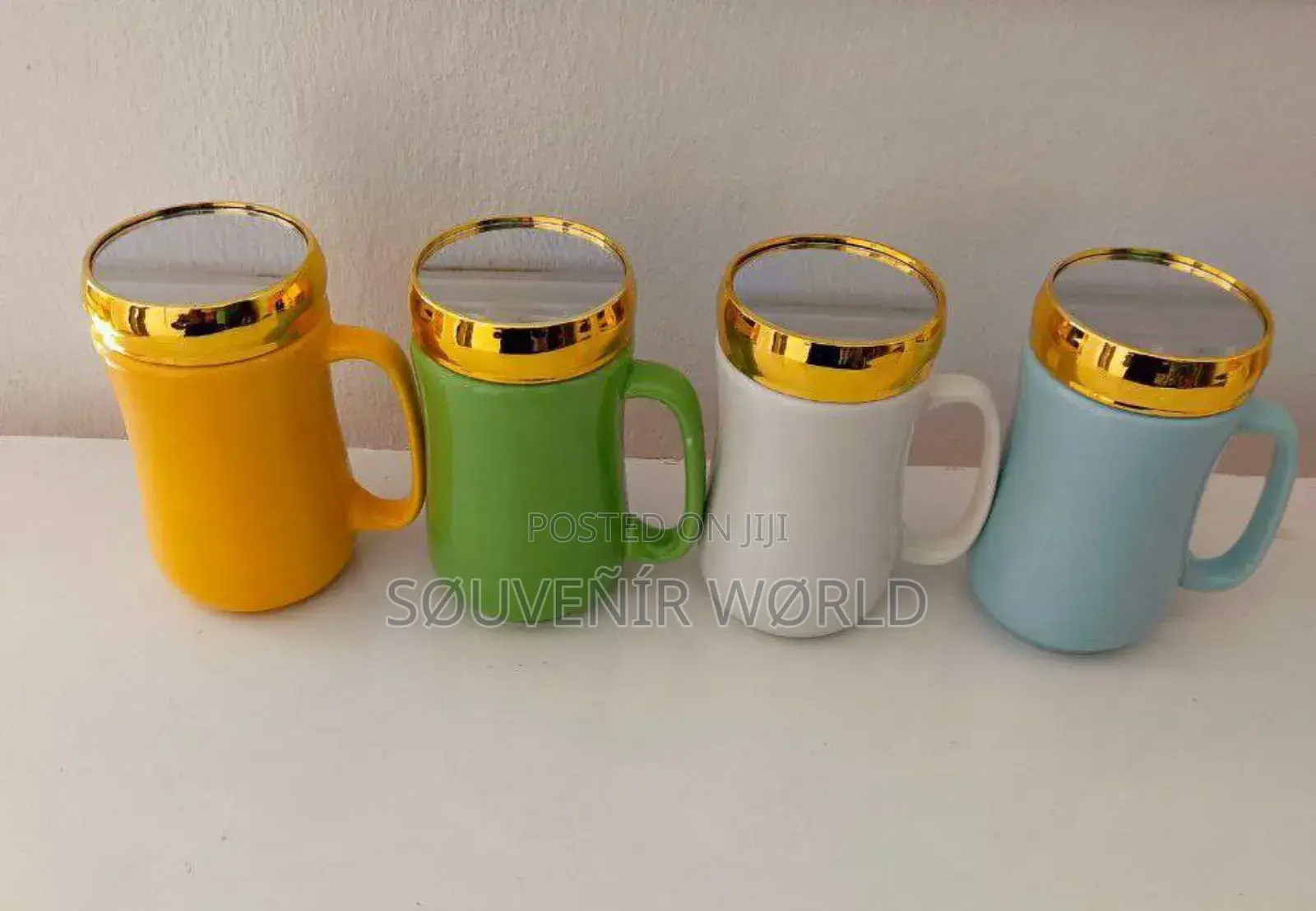 Premium Gold-Rim Ceramic Mug ,Bulk Price