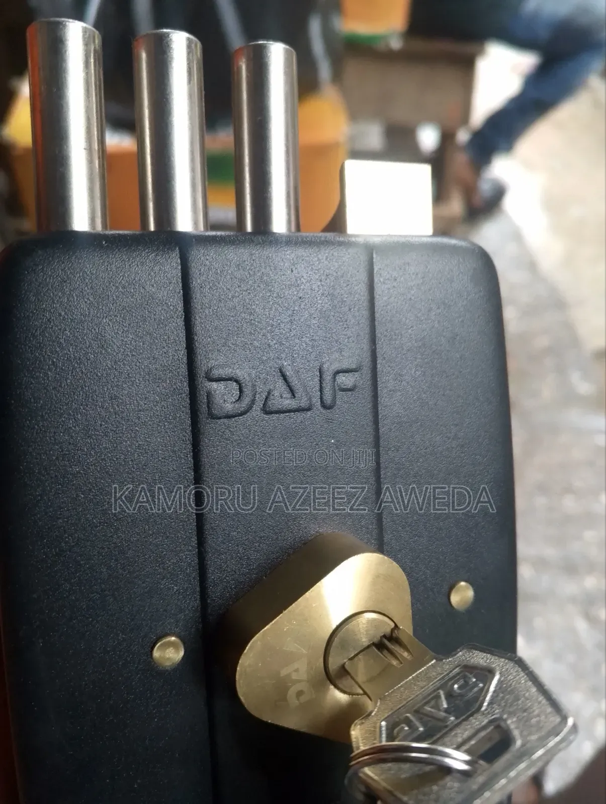 Daf Jam Lock 3 Mouth Best Quality for Iron Gate