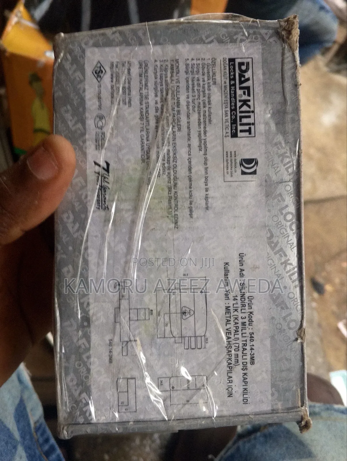 Daf Jam Lock 3 Mouth Best Quality for Iron Gate