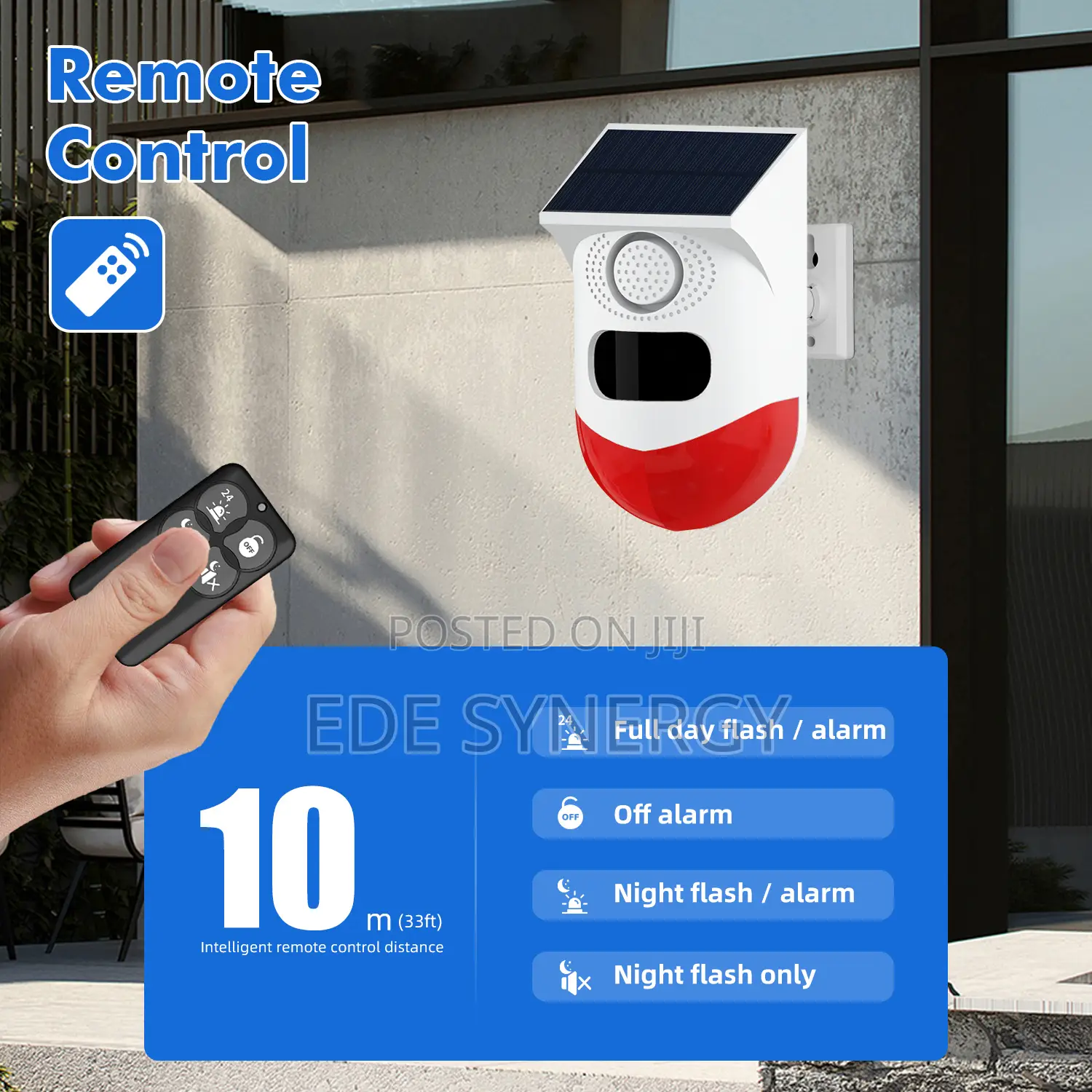 120db Loud Strobe Siren Smart Wifi Intruder Motion Sensor