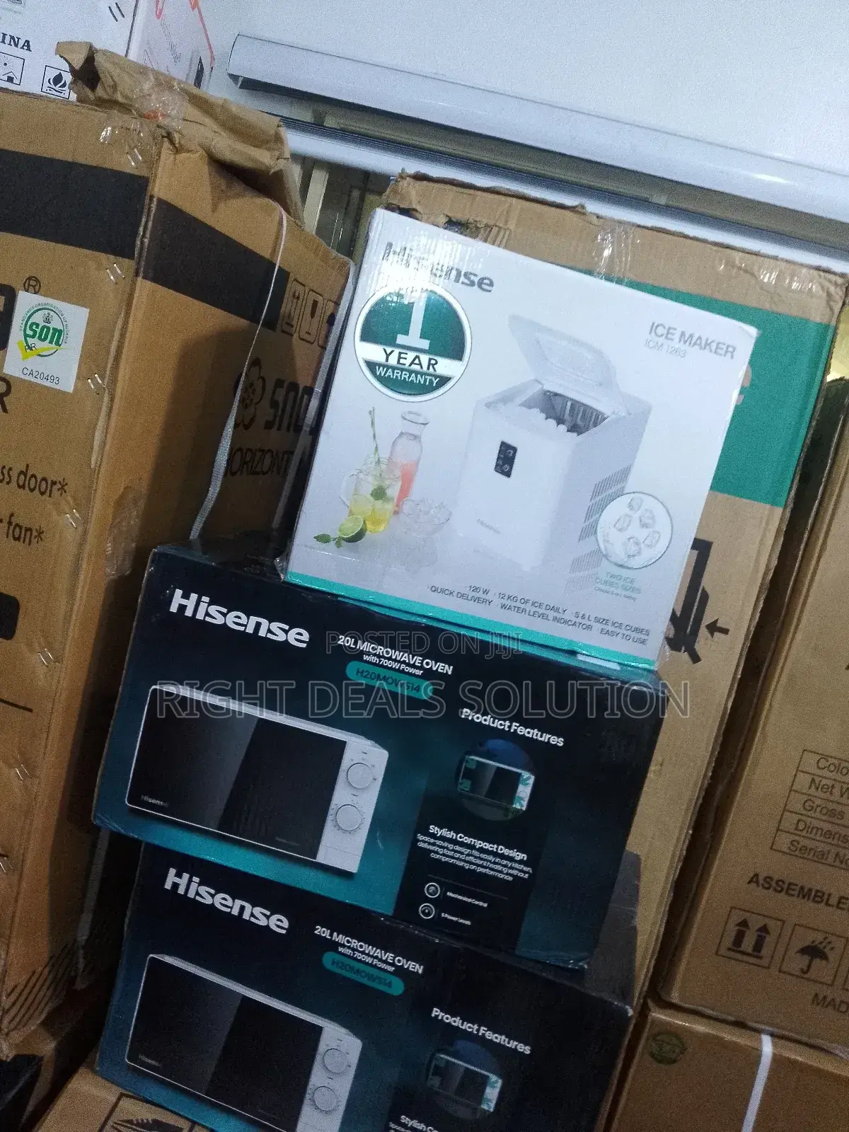 High-Speed Hisense Ice Cube Maker: 12kg of Ice in 24 Hours