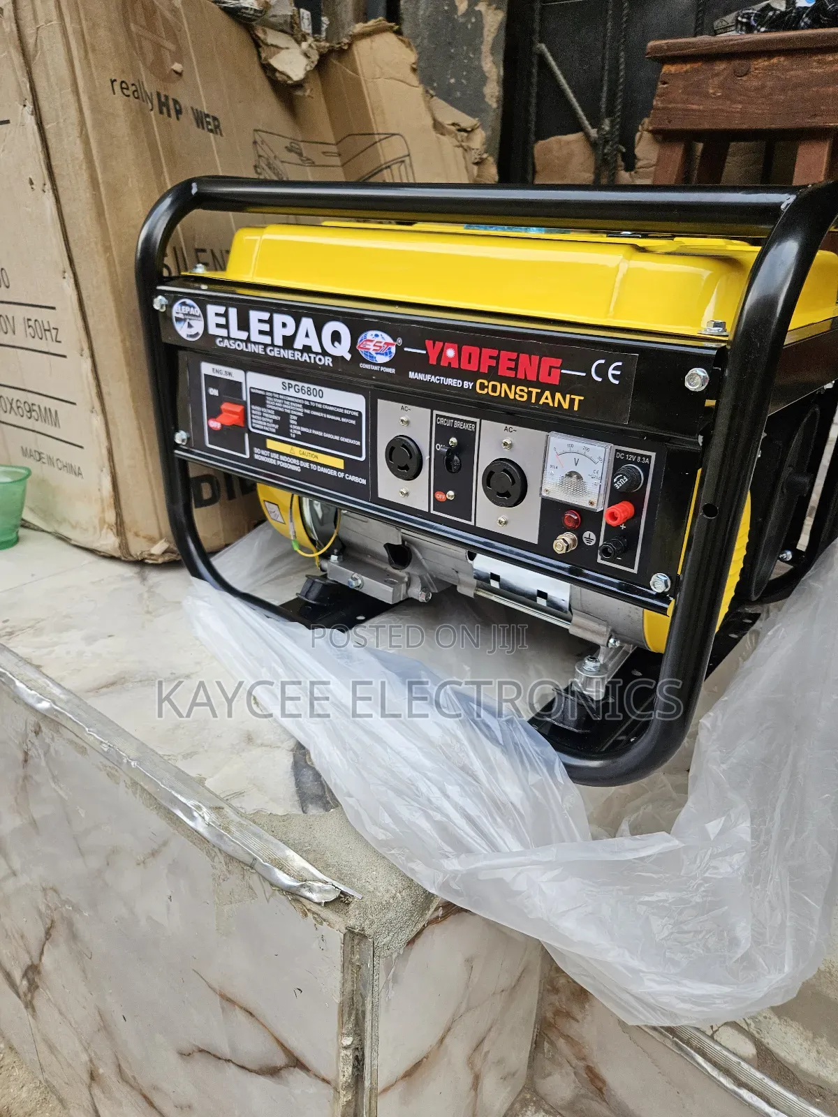 Elepaq 4.5kva Petorl Generator 100%Copper Wire