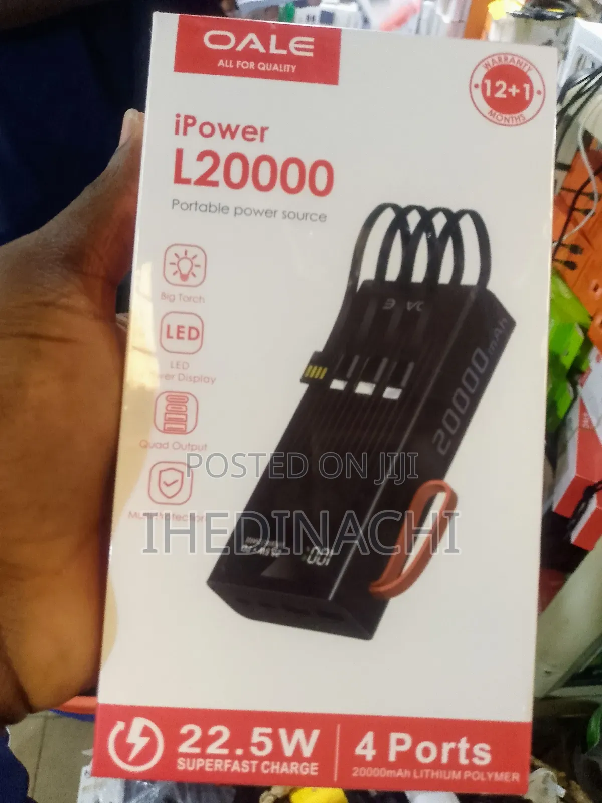 Ipower Power Bank 20,000 Mah