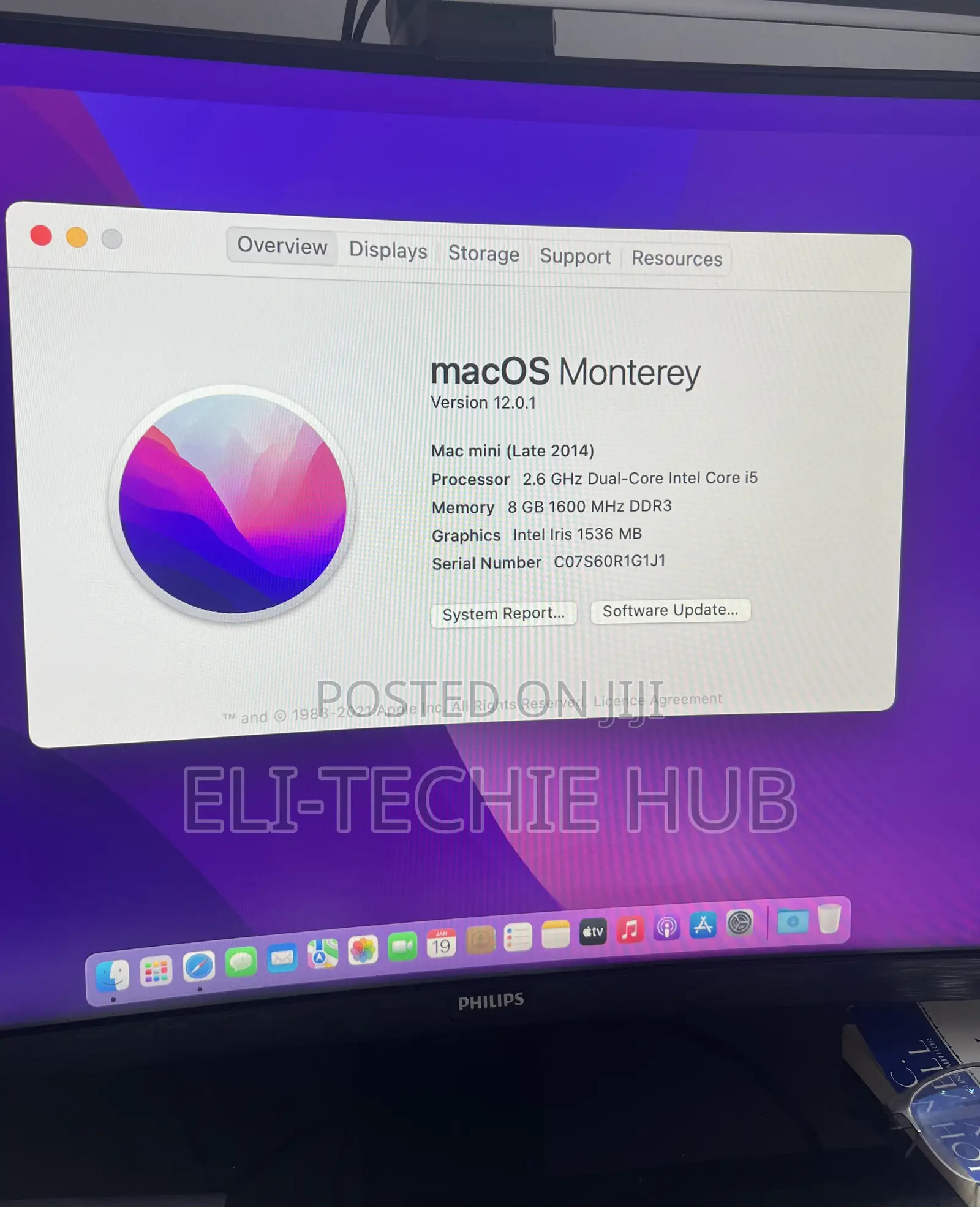 Desktop Computer Apple Mac Mini 8GB Intel Core i5 SSD 1T