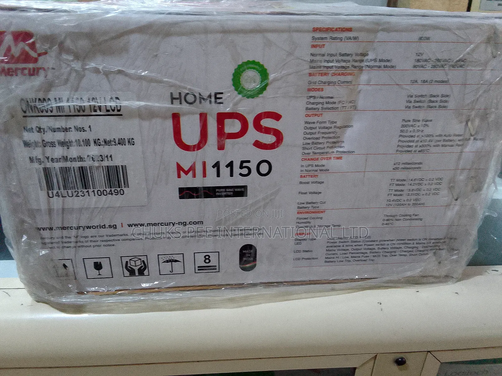 Mercury Home Ups Mi 1150