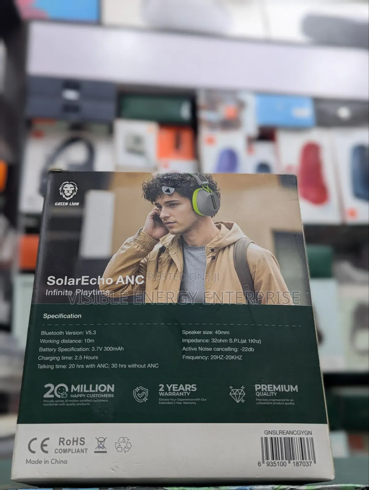 Green Lion Solarecho Anc Headphone