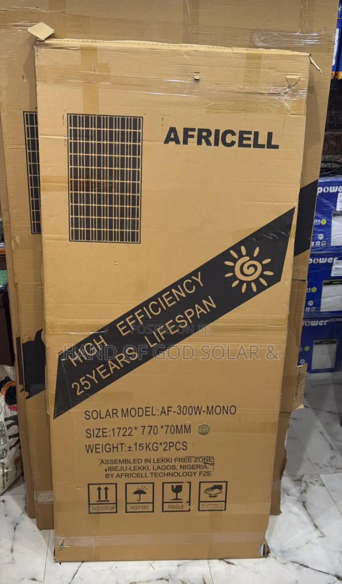 300 Watts Africell Solar Mono Panel