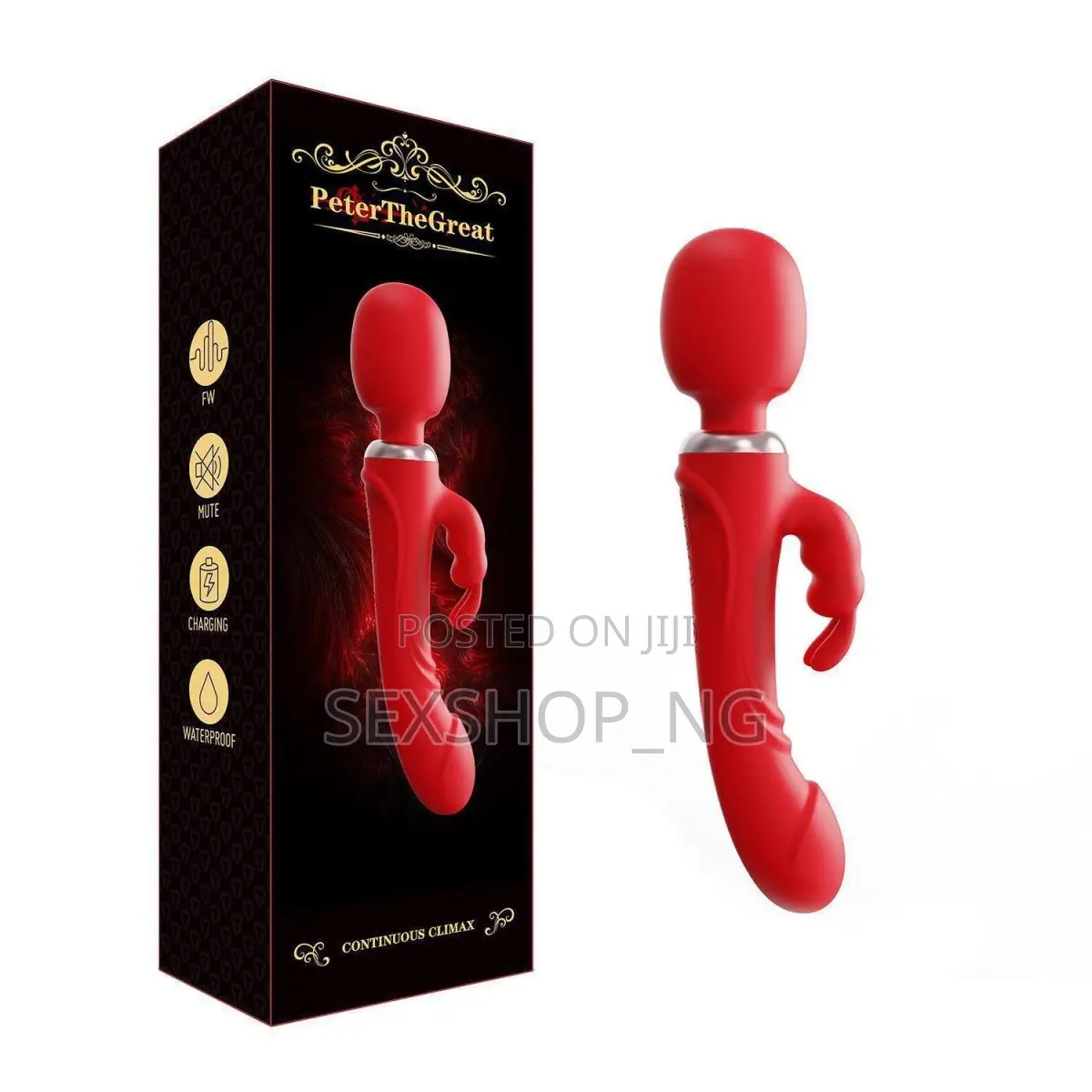 2 in 1 Rabbit Vibrator Dildo for Women