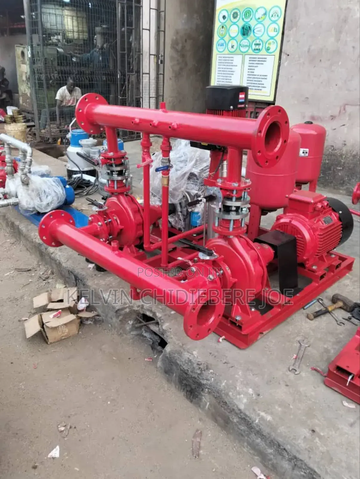 Heavy-Duty Fire Pump System for Buildings Industrial Use