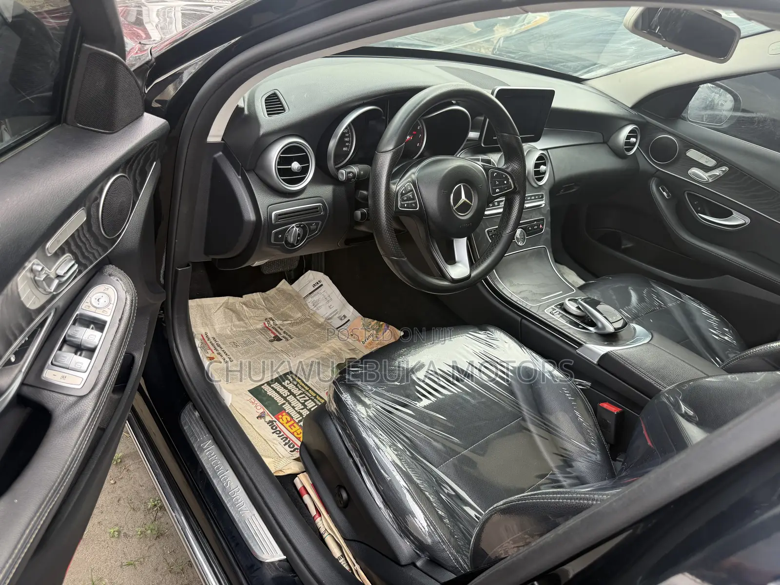 Mercedes-Benz C300 Luxury 4matic Sedan AWD (2.0L 4cyl 7A) 2017 Black