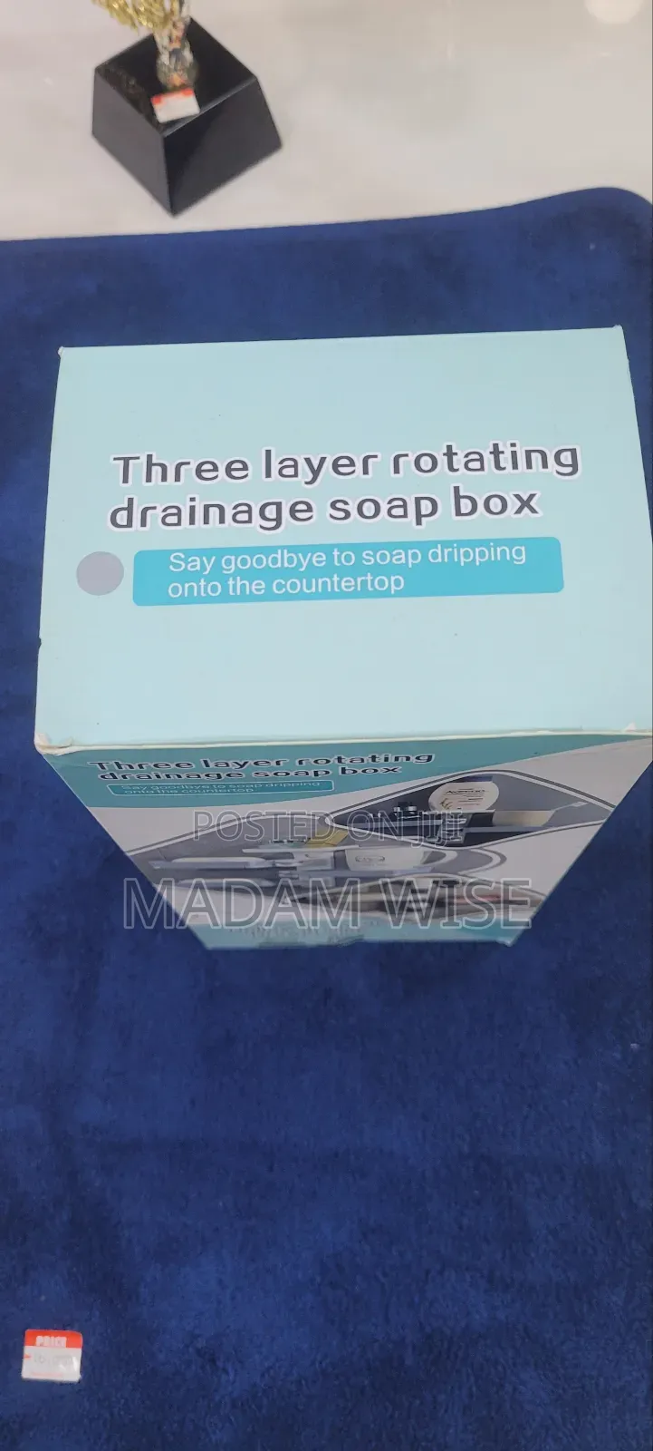 Three-Layer Rotating Drainage Soap Box .