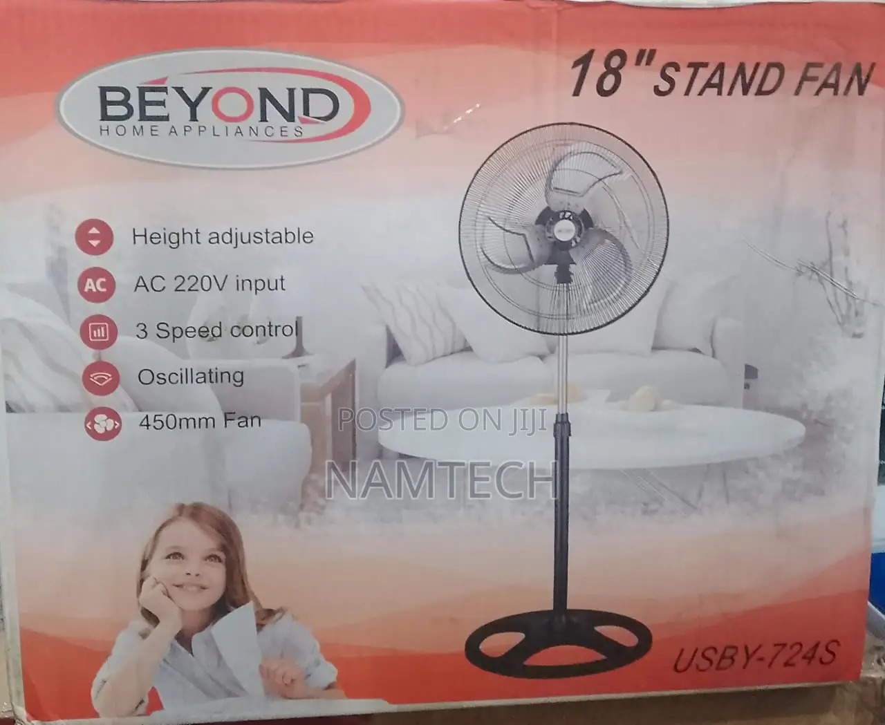 Beyond 18'' Dtanding Fan