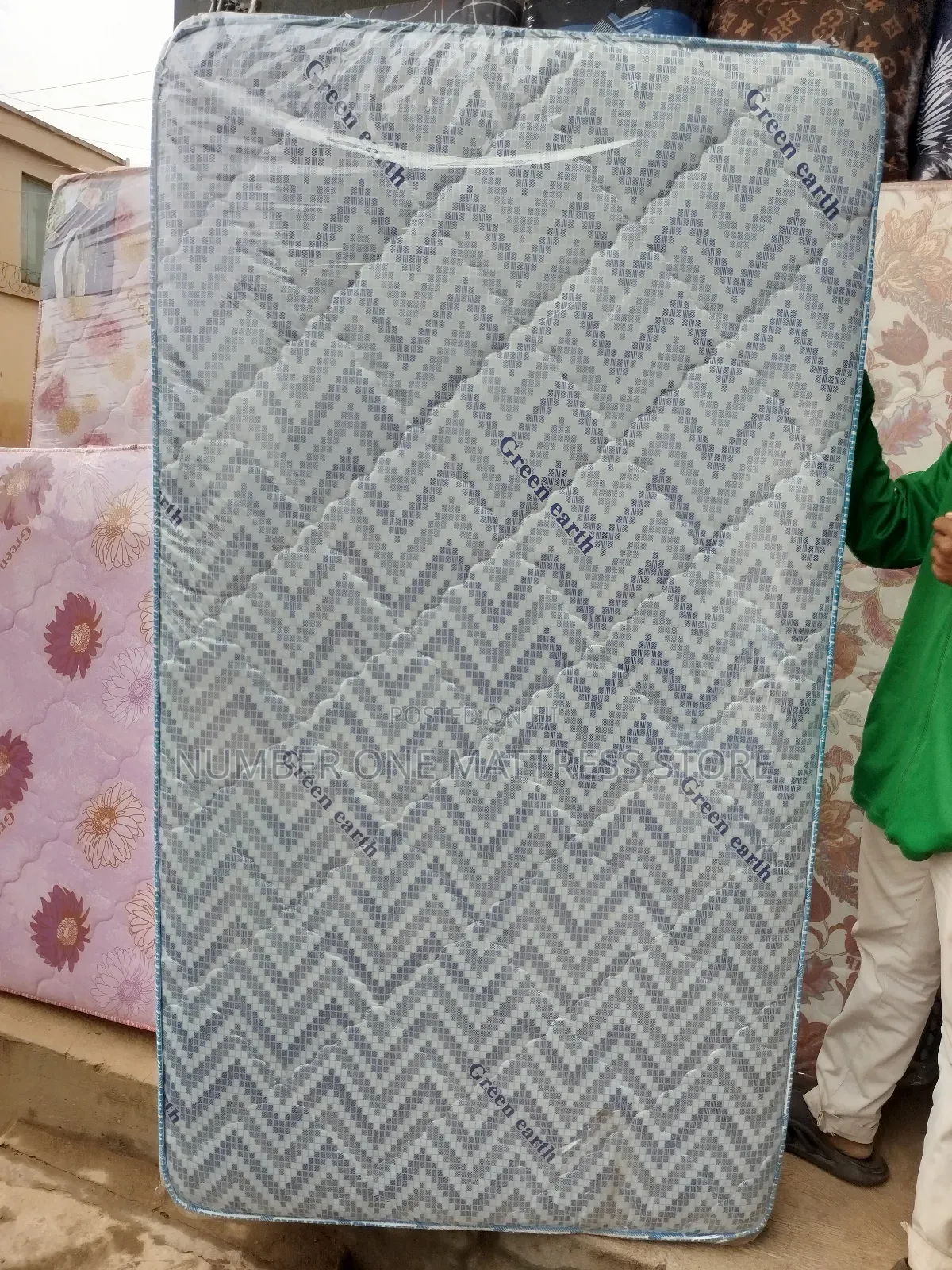 3 1⁄2 by 6ft Green Earth Mattress