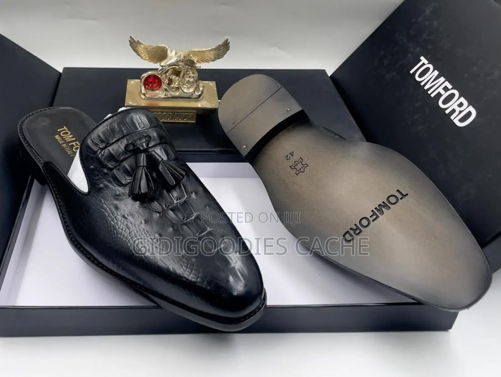 Tom Ford Woven Leather Mules