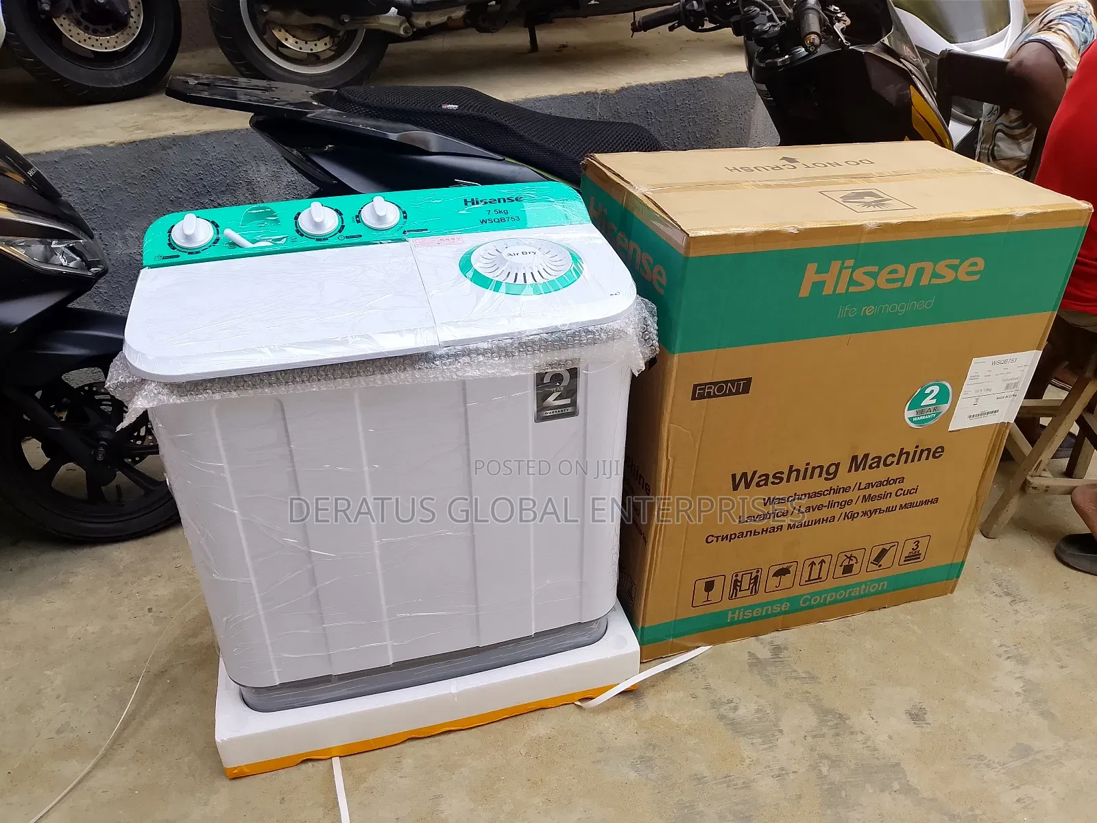 Original Washing Machine 7.5kg Full Option