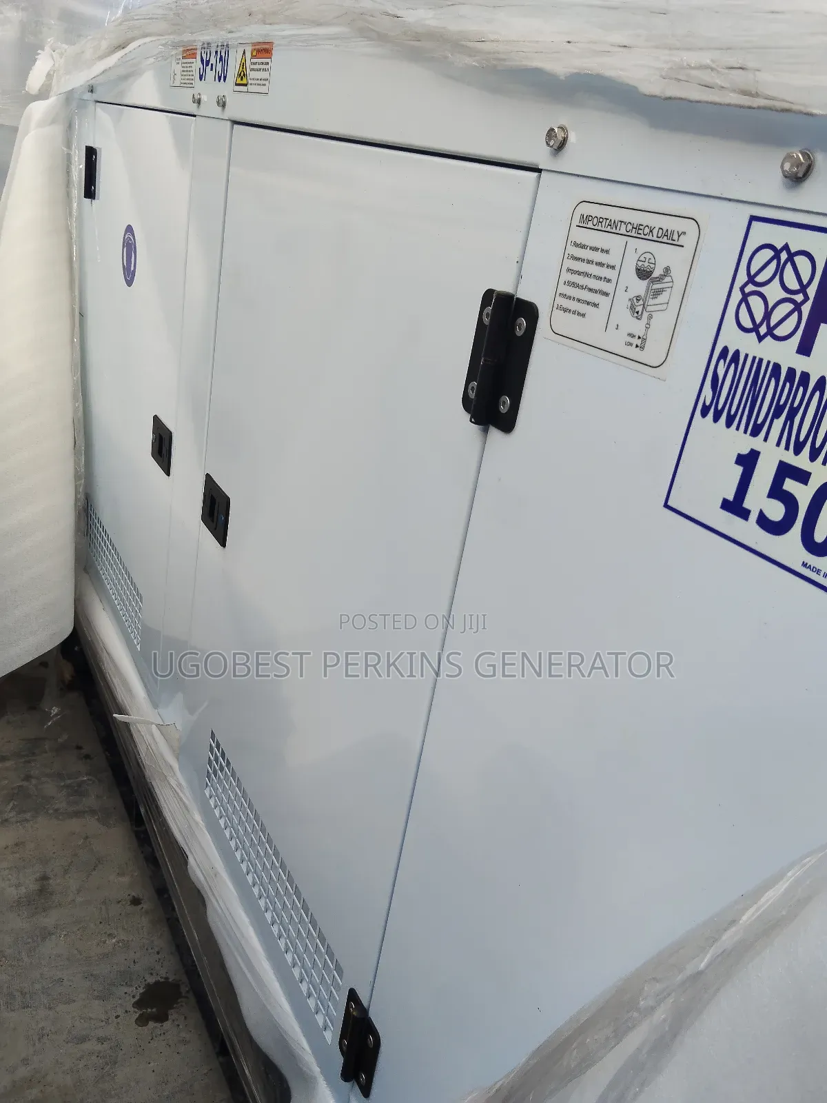 150kva Perkins Soundproof Generator Available Now 💯 Copper Coil