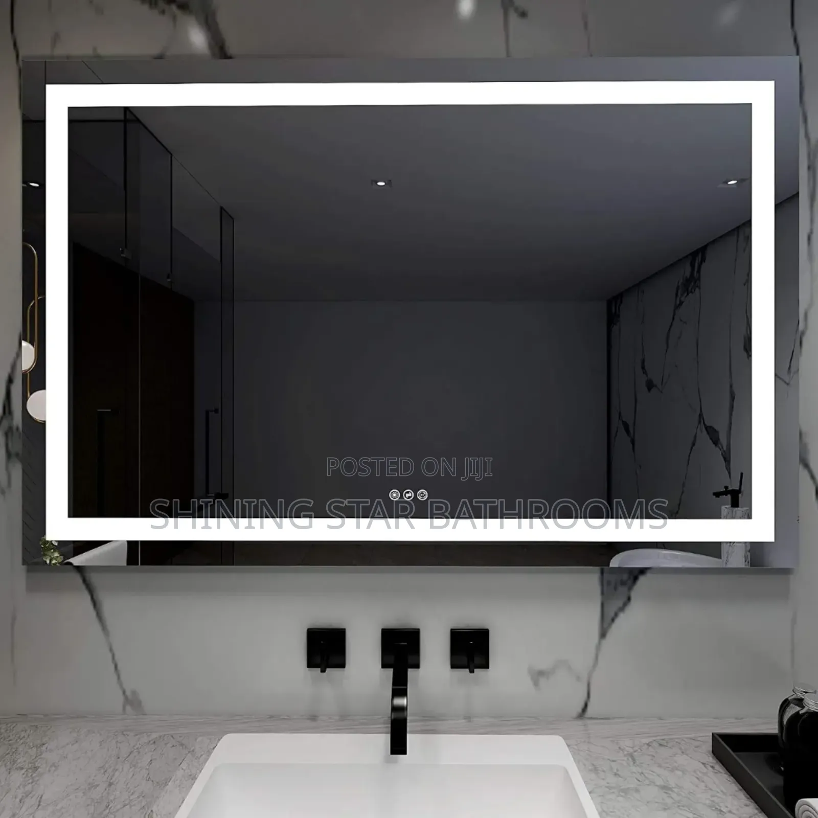 Large Led Bathroom Mirror