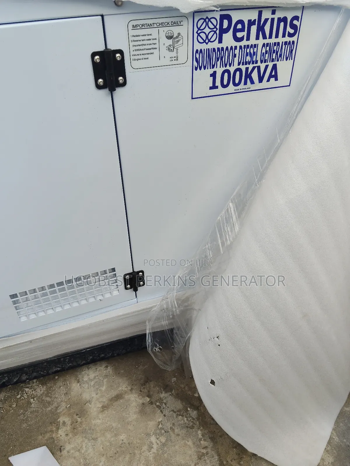 100kva Perkins Soundproof Generator Available Now 💯 Copper Coil