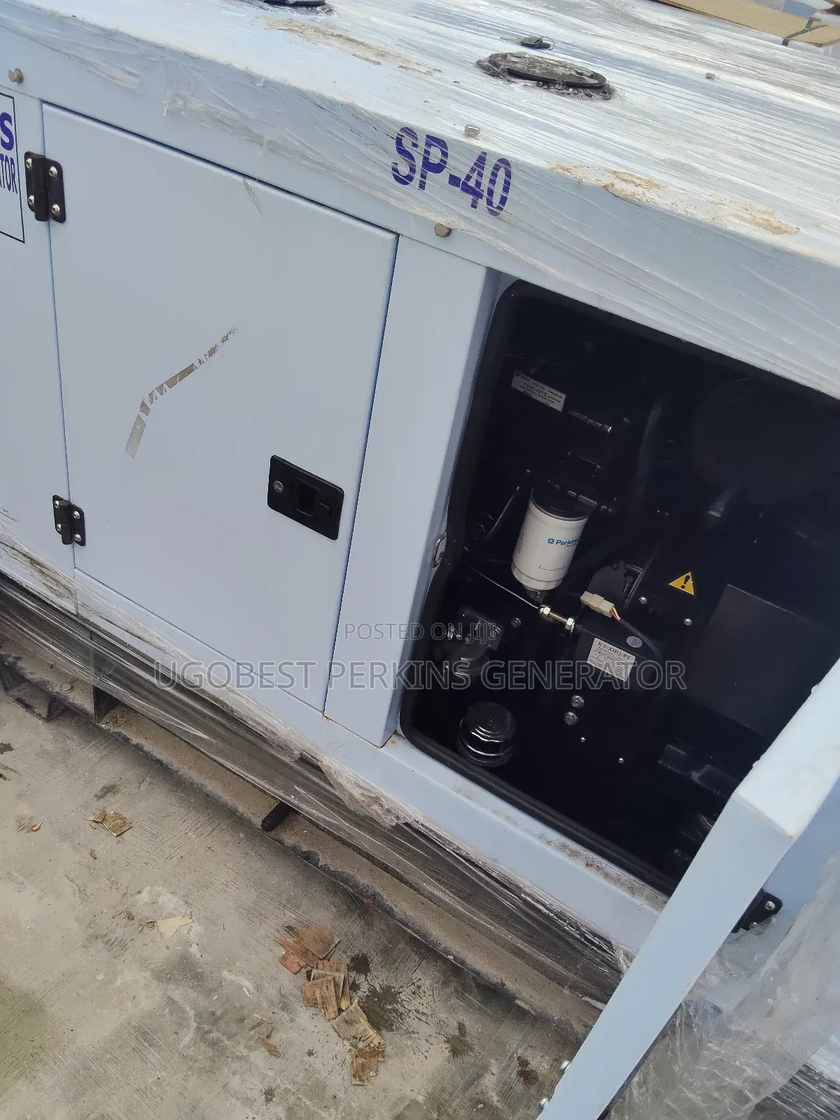 40kva Perkins Soundproof Generator Available With Two Years Warranty