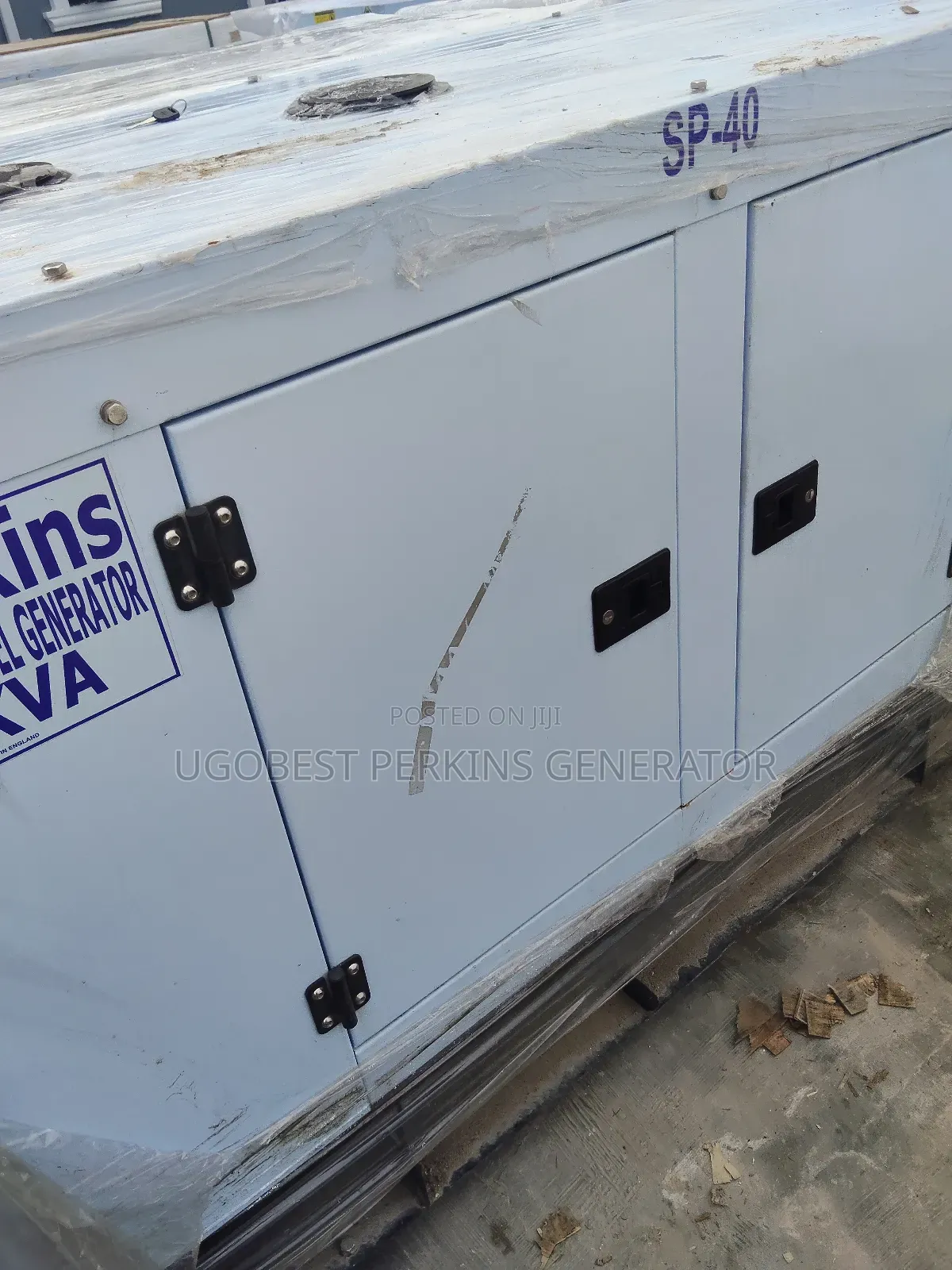 40kva Perkins Soundproof Generator 💯 Copper Coil In Store