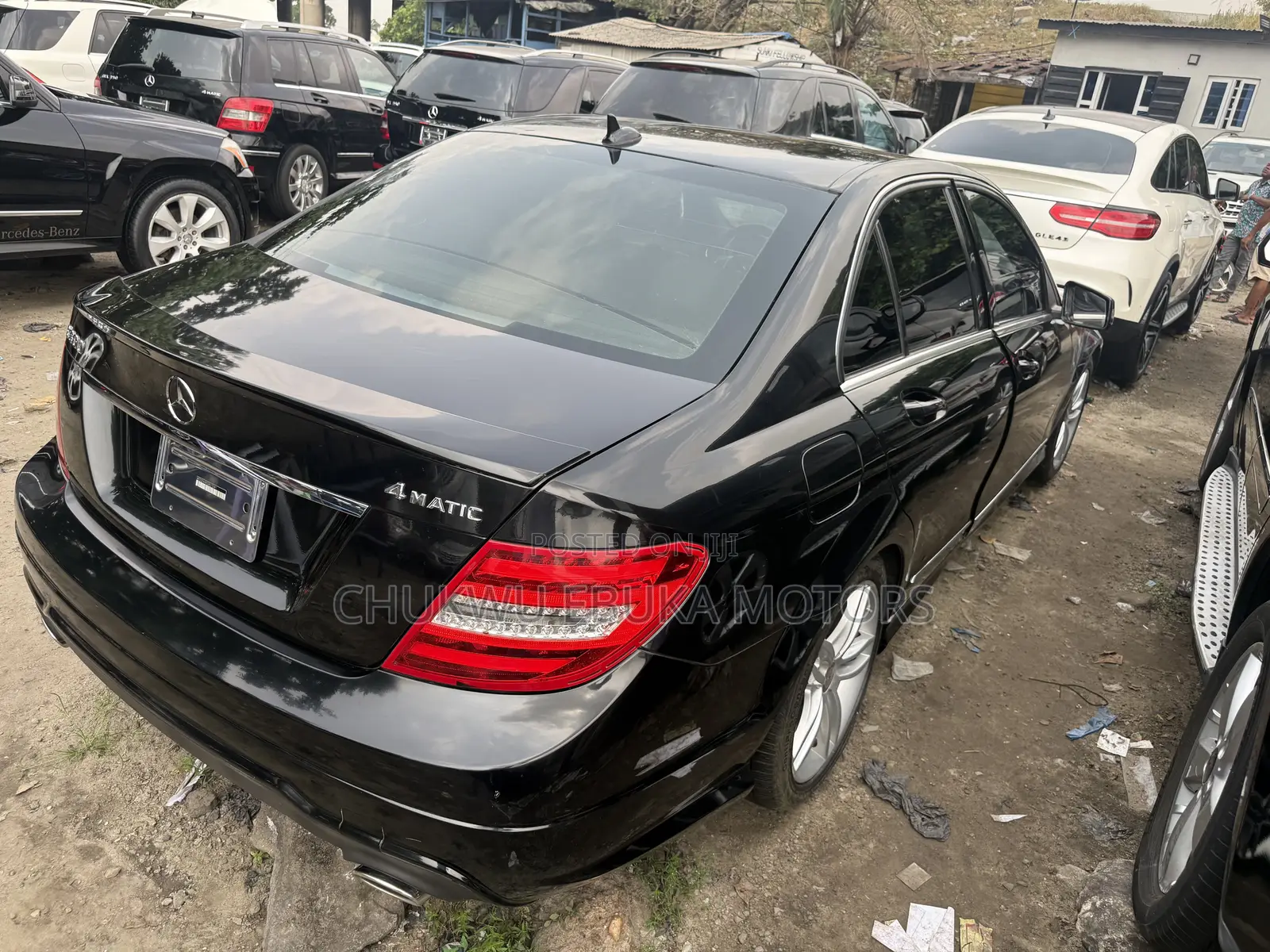 Mercedes-Benz C300 Luxury 4Matic Sedan AWD (3.5L 6cyl 7A) 2013 Black