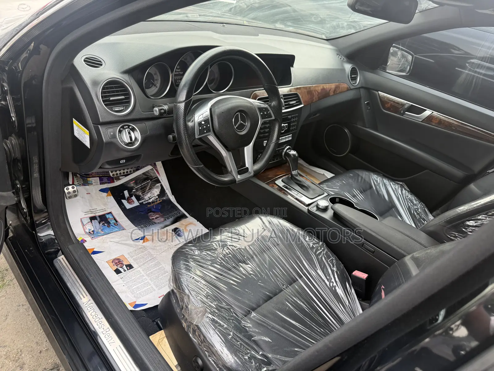 Mercedes-Benz C300 Luxury 4Matic Sedan AWD (3.5L 6cyl 7A) 2013 Black