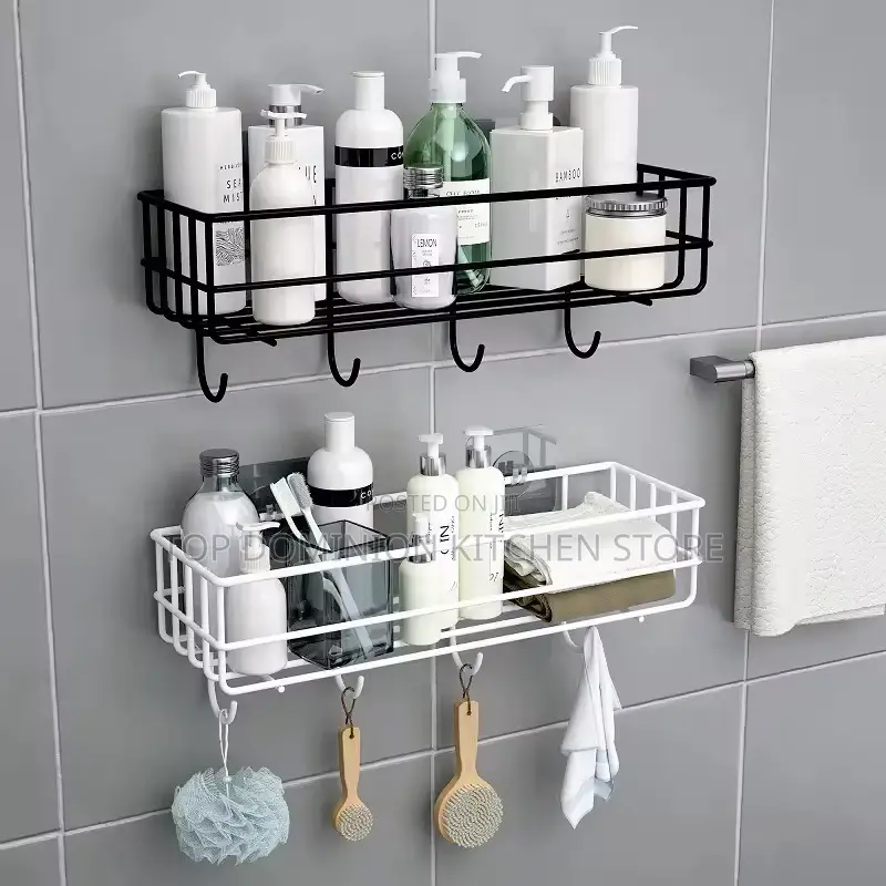 Iron Bathroom Storage Rack