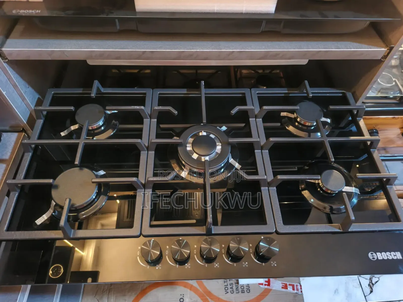 Original Bosch Built-in Luxury Lester Design 5 Burners Gas Cooker Hob