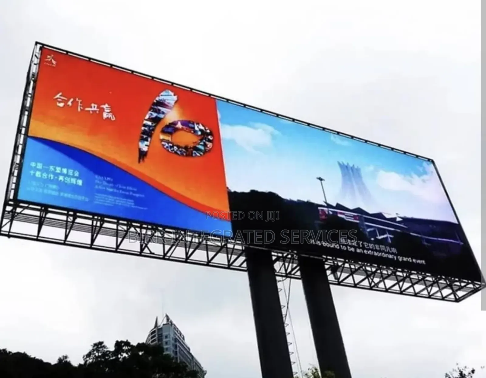 Led Billboard Fabrication And Erection