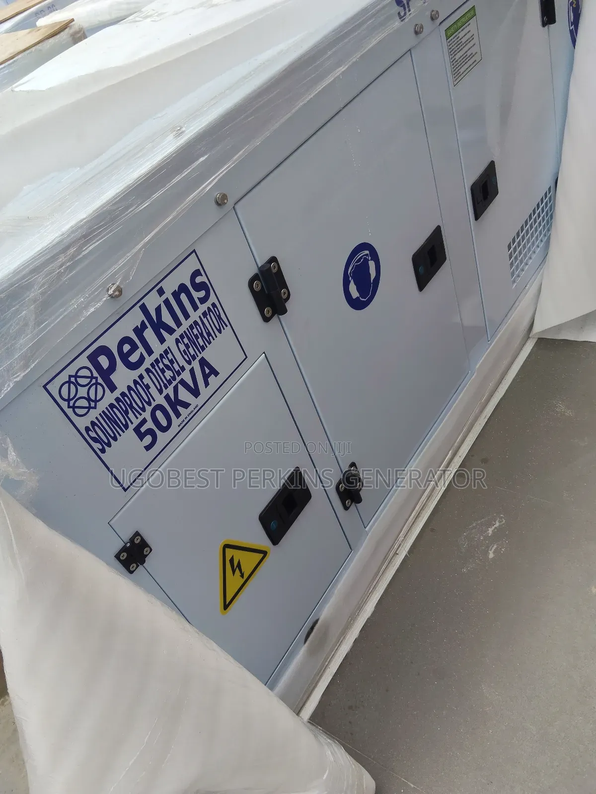 50kva Perkins Soundproof Generator With Two Years Warranty Available