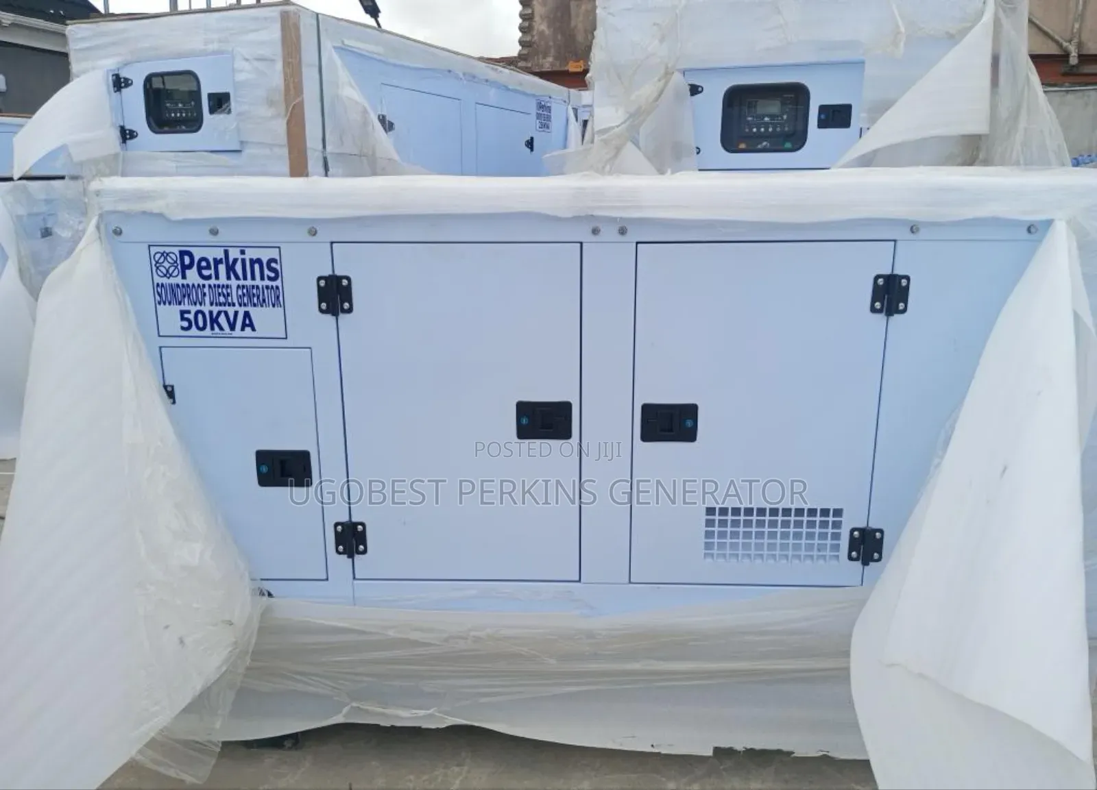 50kva Perkins Soundproof Generator With Two Years Warranty Available