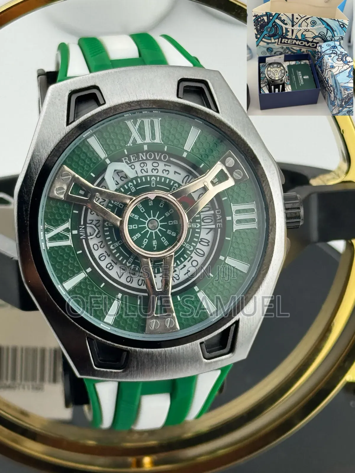 Renovo Rubber Strap Wristwatch