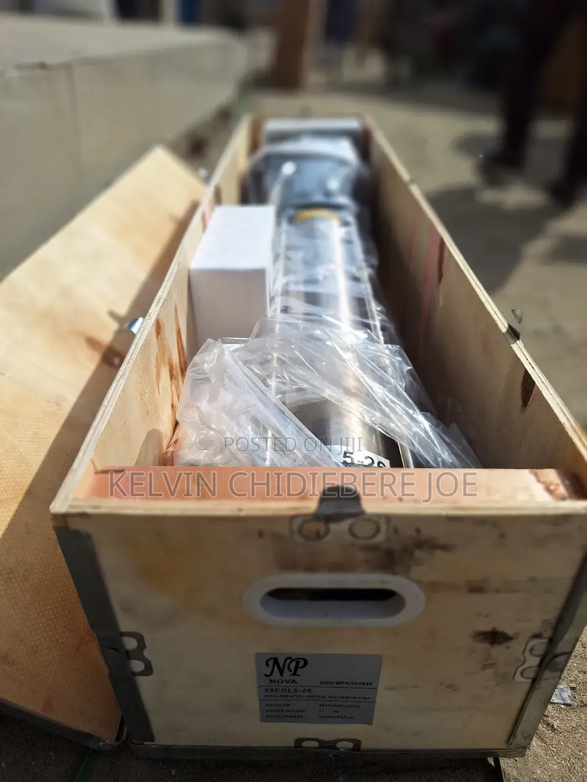 4kw, 5.5hp Stainless Steel Vertical Multistage Pump