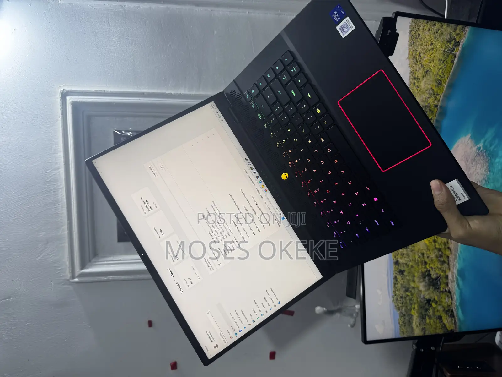 Laptop Alienware M15 r3 16GB Intel Core Ultra 7 SSD 1T