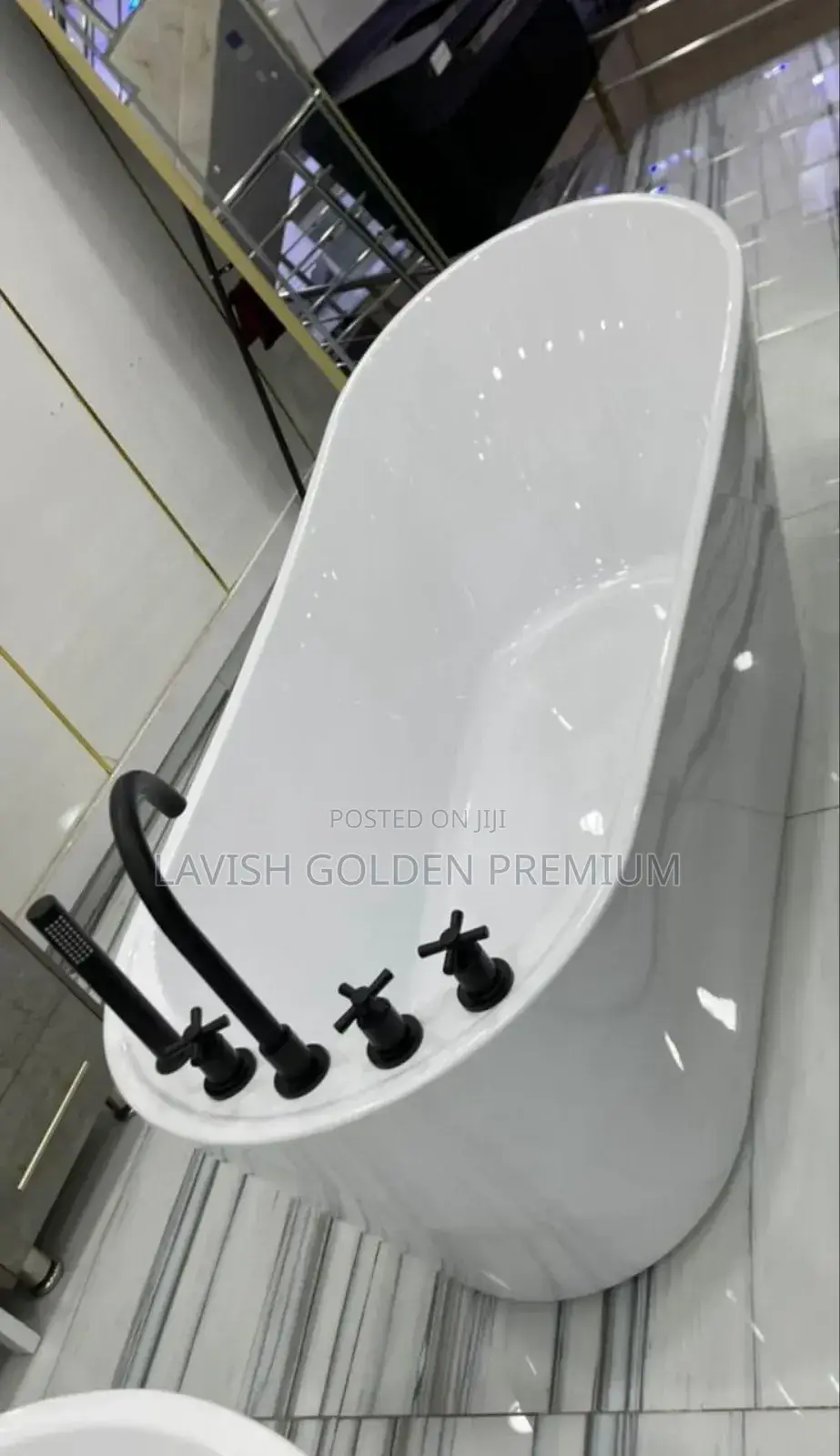 Original Acrylic Bathtub With Tap and Hand Shower.