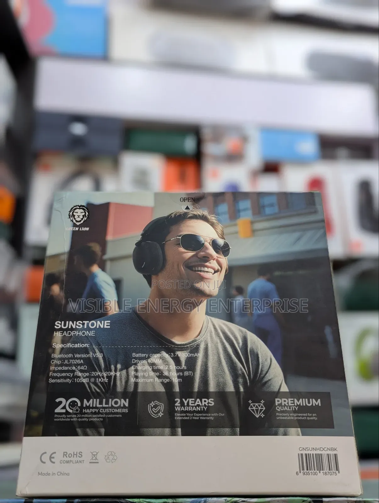 Green Lion Sunstone Wireless Headphone – Anc Deep Bass