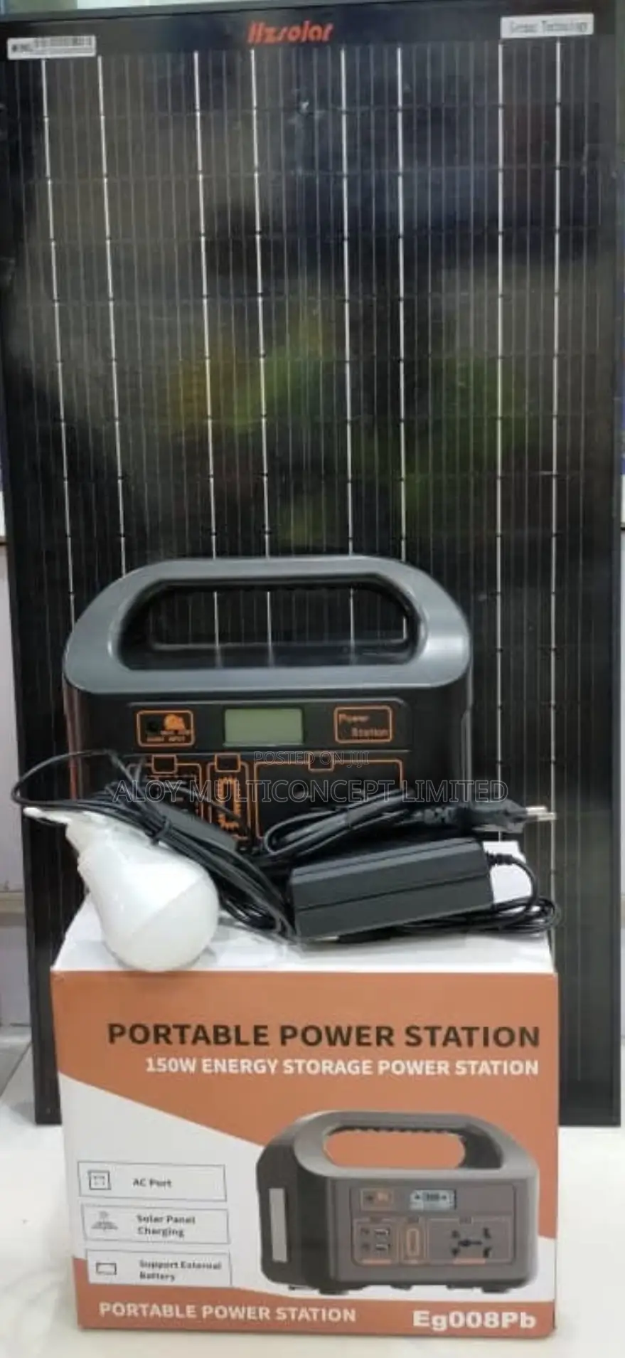 Solar Power Stations With 50watts Solar for Charging of It