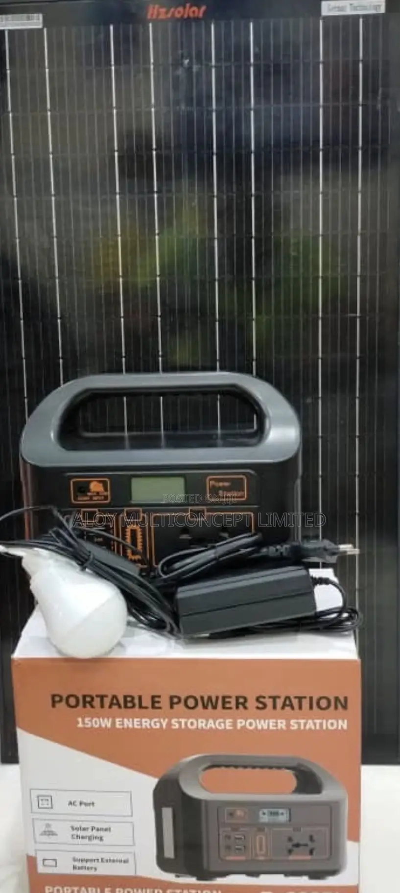 Solar Power Stations With 50watts Solar for Charging of It